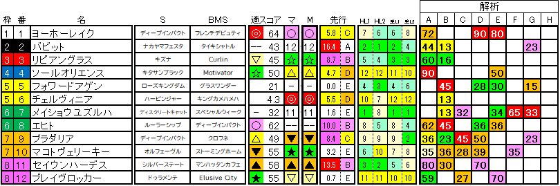 2025　京都記念　ラップ適性